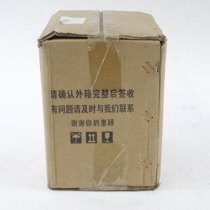 Glass Food Storage Round Jars w/ Airtight Bamboo Lid Set of 12 -65 x 80mm - New