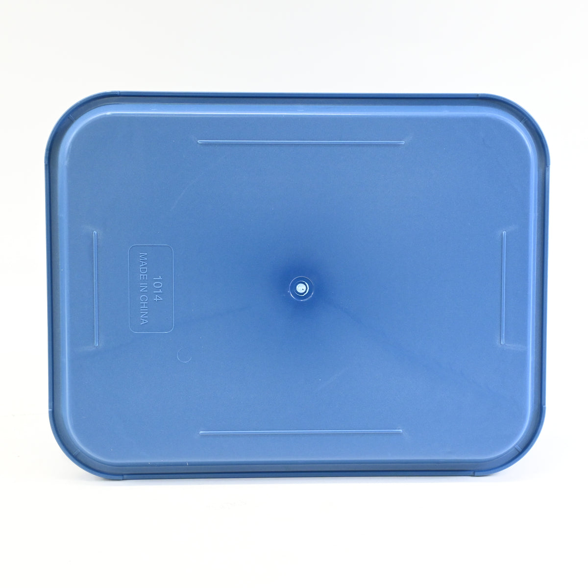 20 pc Plastic Blue Food Service Trays, Small 13.78" x 10.63" - Open Box