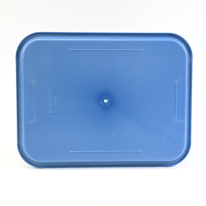 20 pc Plastic Blue Food Service Trays, Small 13.78" x 10.63" - Open Box