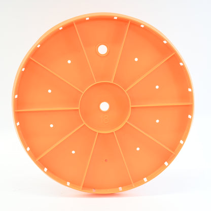 Bloem Ups-A-Daisy Round Planter Insert 18" Durable Resin Disk-Orange