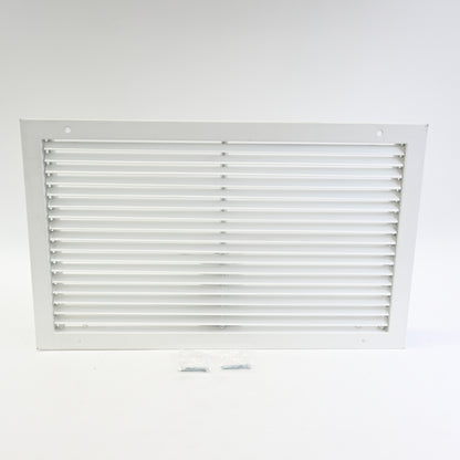 24" x 14" Fixed Bar Return Grille  All Steel Outer Dimensions: 25.75"w X 15.75"h