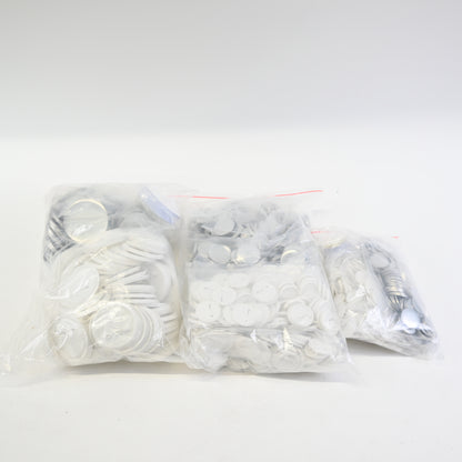 Button Maker Machine Multiple Sizes with 1+1.25+2.25 inch Button Adapters 600pcs