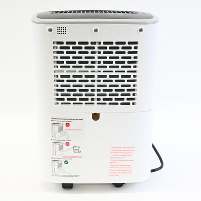DOPTECH DH01 Home Dehumidifier Energy Star Compact White w/ Drain Hose & Filter