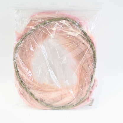 Fall Pampas Grass Wreath- 27'' Large Modern -Made from Lightweight Silk (Pink)