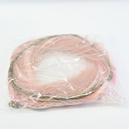Fall Pampas Grass Wreath- 27'' Large Modern -Made from Lightweight Silk (Pink)