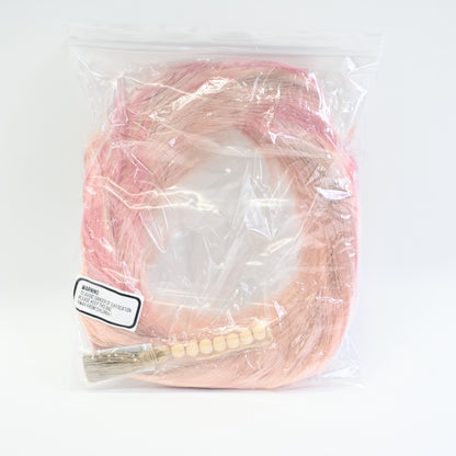Fall Pampas Grass Wreath- 27'' Large Modern -Made from Lightweight Silk (Pink)
