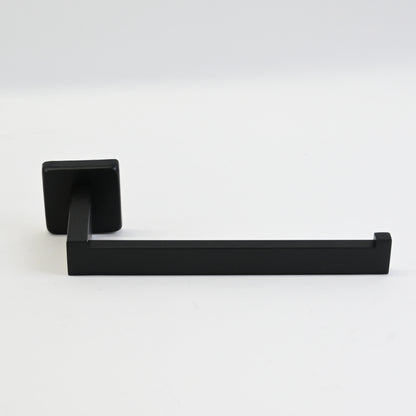Rinafly 6 Pieces Bathroom Towel Bar Set, SUS304 Stainless Steel -Matte Black