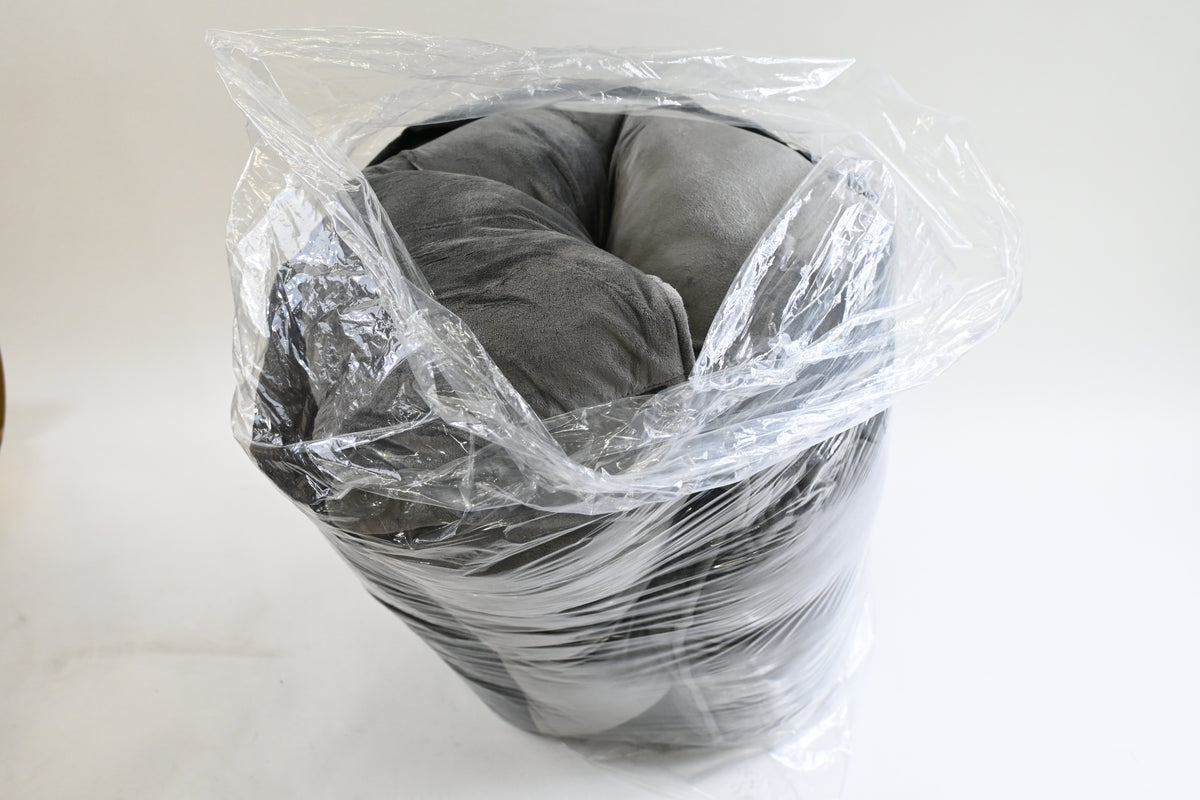 AIPERRO Dog Bed for Large Medium Small Dogs, Cozy Bed 35''x25'', Grey