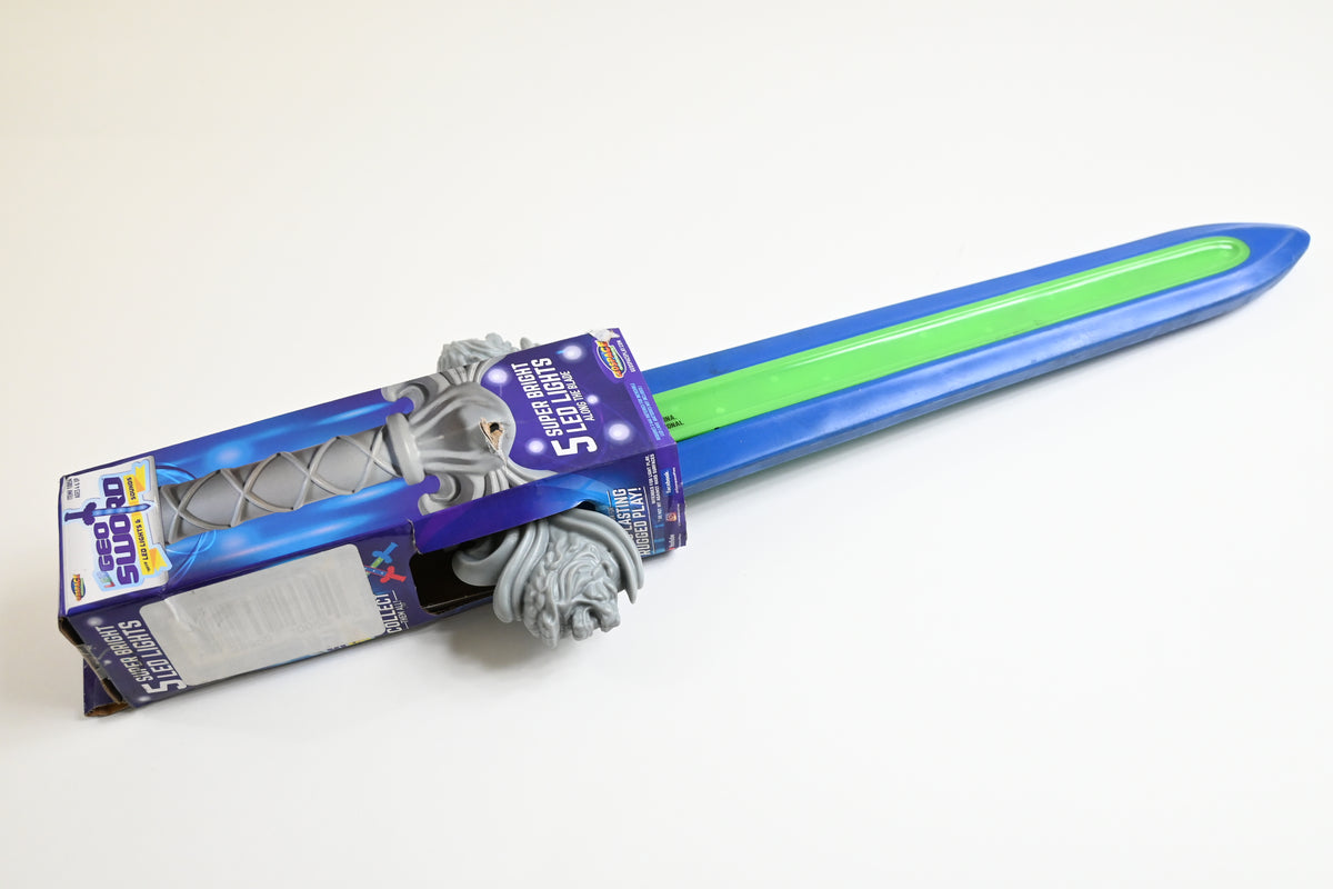Geospace GeoSword Soft and Safe Sword with LED Lights & Movement Battle Sounds