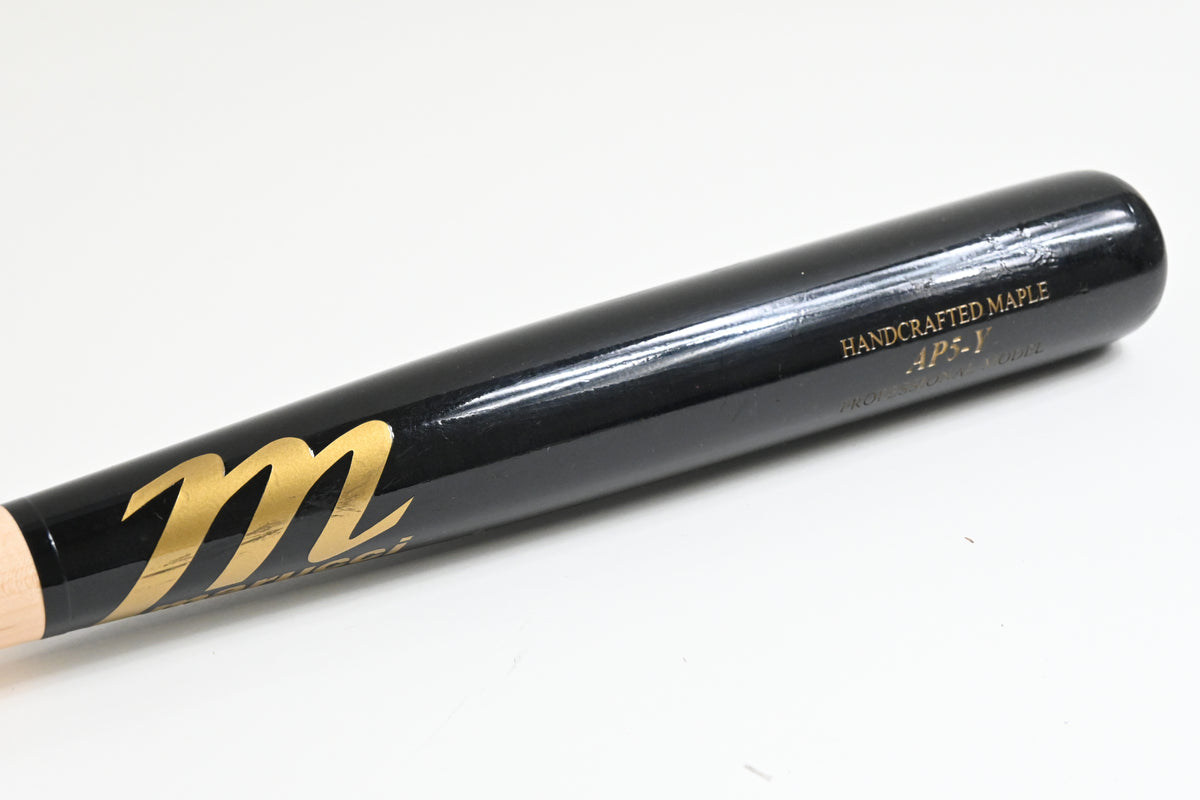 MARUCCI AP5 Youth Model Natural/Black Wood Baseball BAT, 31"