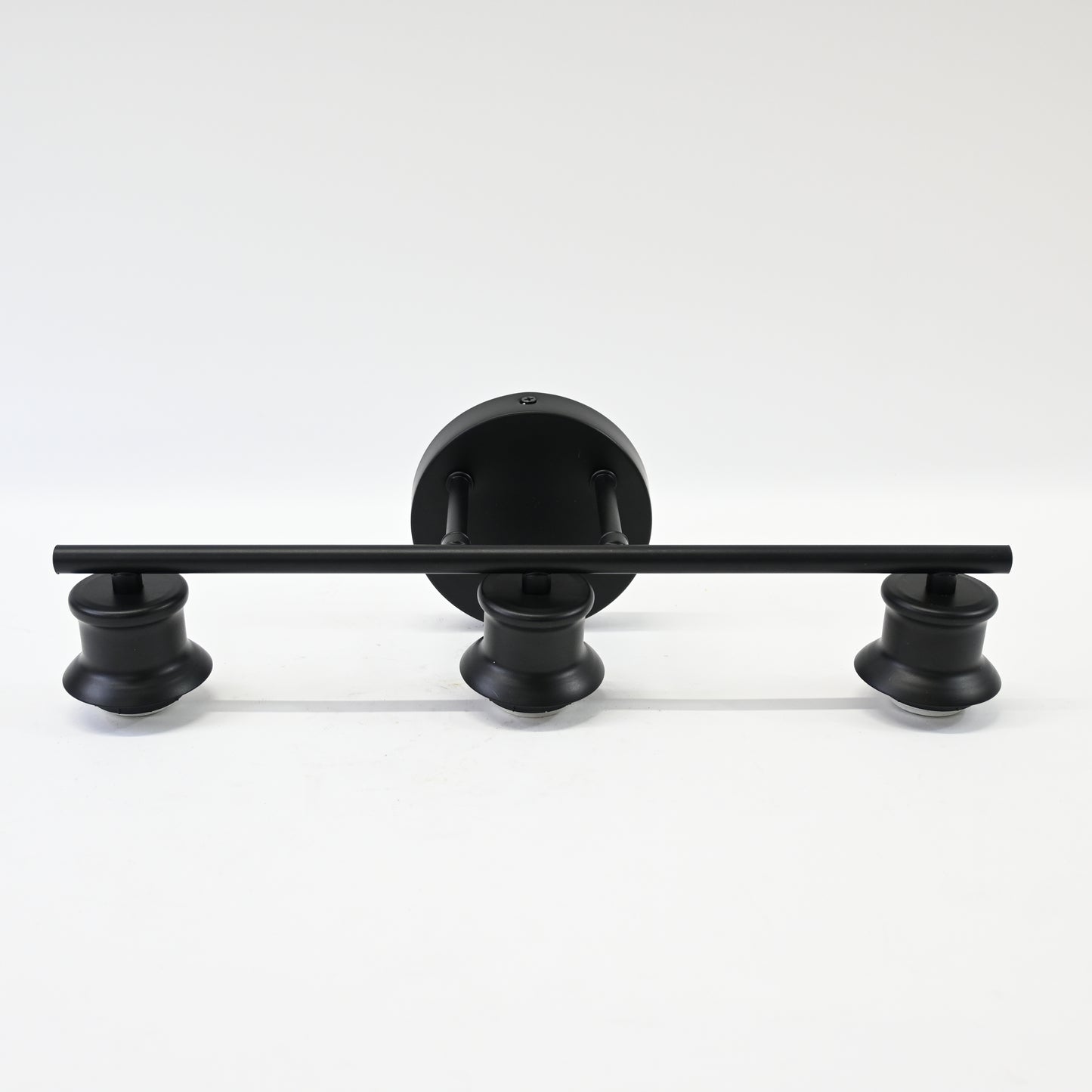 Modern Matte Black 3-Light Bathroom Vanity Light - Open Box
