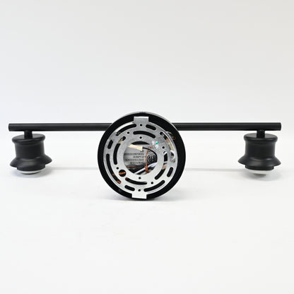 Modern Matte Black 3-Light Bathroom Vanity Light - Open Box