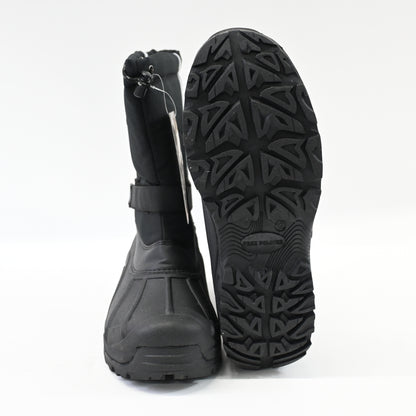 FREE SOLDIER Snow Boots Insulated Waterproof Hiking Winter Nonslip (Black,12)
