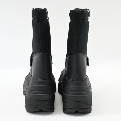 FREE SOLDIER Snow Boots Insulated Waterproof Hiking Winter Nonslip (Black,12)