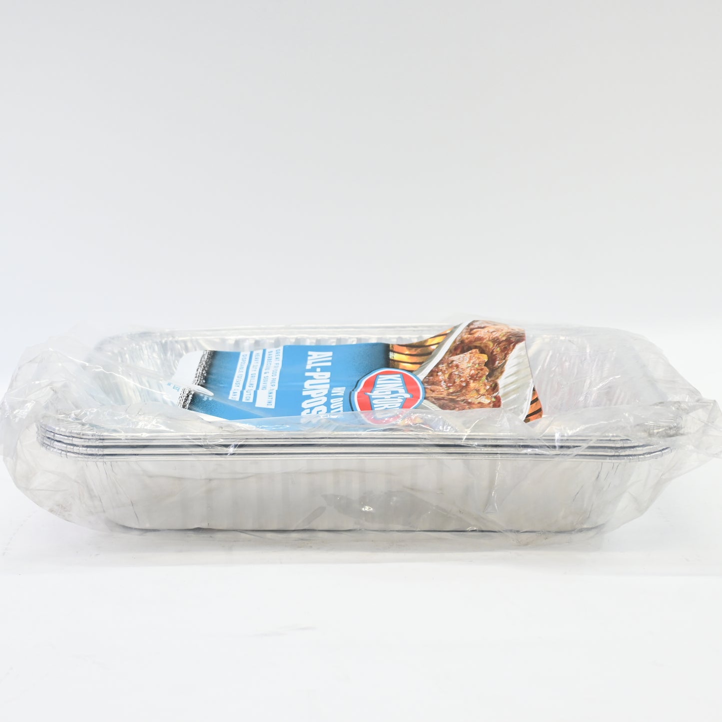 Kingsford Heavy Duty Large Aluminum Pans - Disposable Aluminum Pans 4 Count