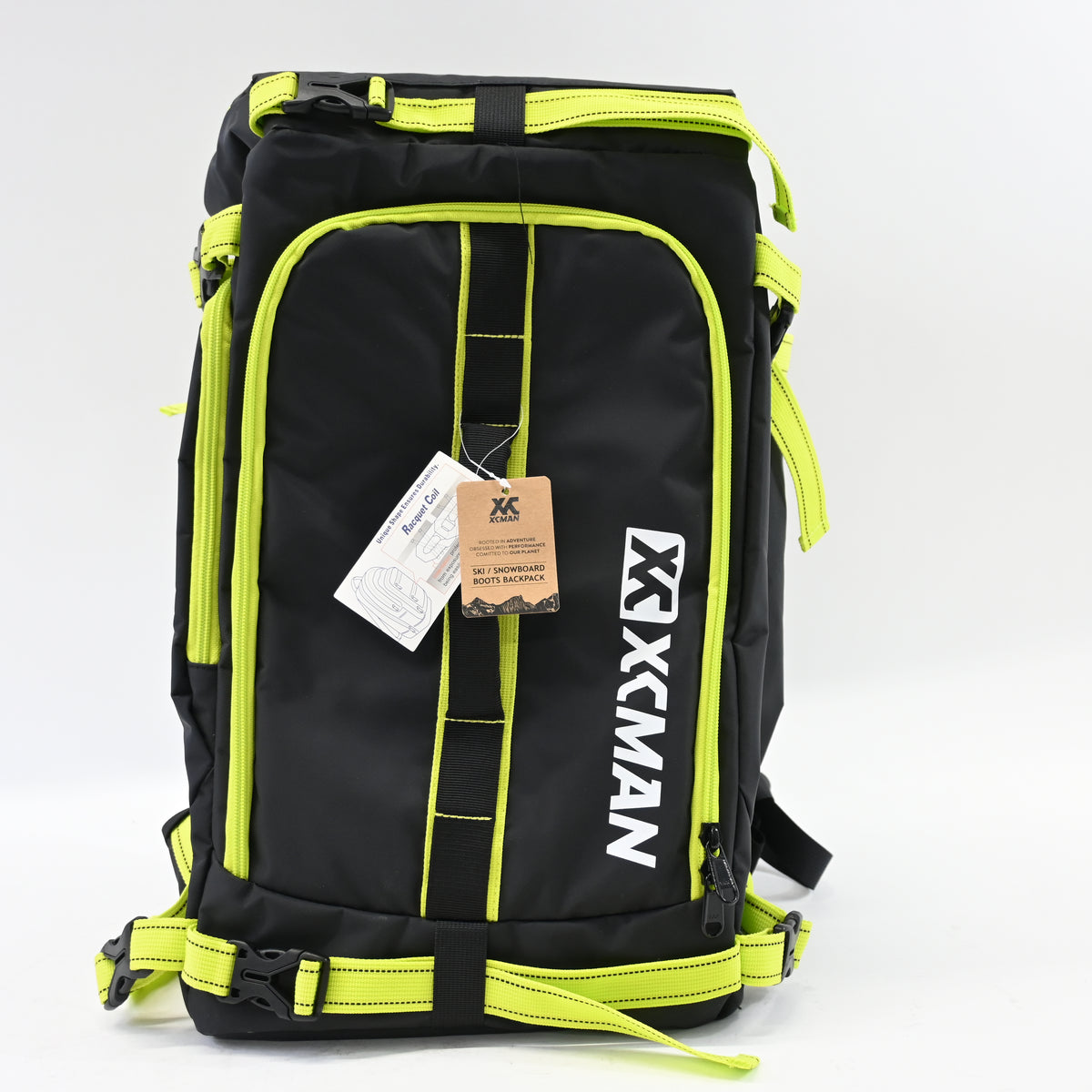 XCMAN Ski Snowboard Boots Backpack Bag Waterproof Material -Fluorescent Yellow