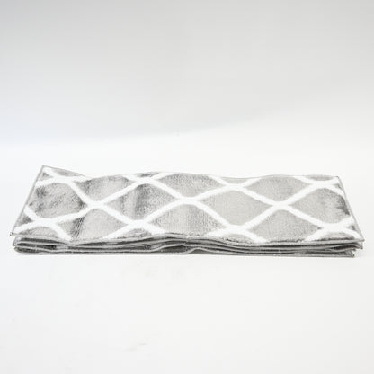 Sofia Rugs Stair Treads for Wooden Steps - Geometric- Set of 5-Gray/White