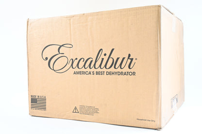 Excalibur Electric 9 Tray Food Dehydrator 15 Square Feet, 600-Watts, Black