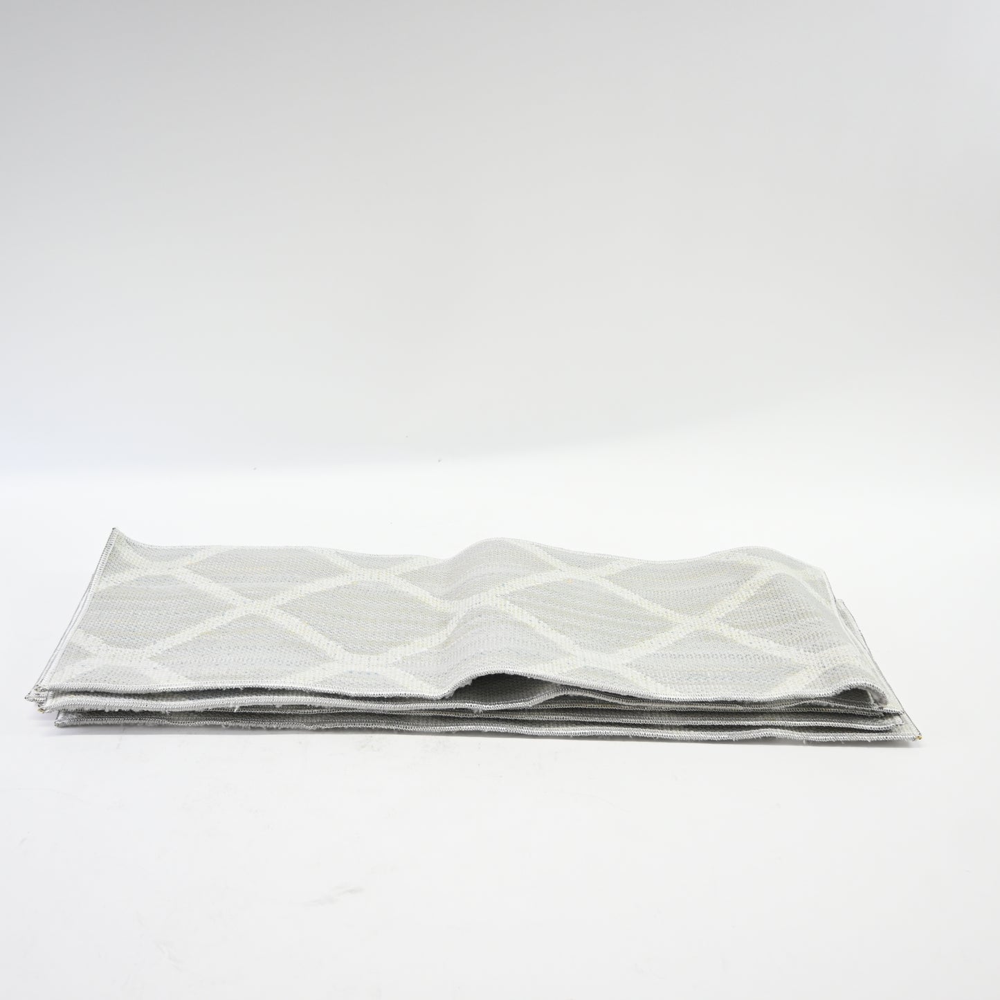 Sofia Rugs Stair Treads for Wooden Steps - Geometric- Set of 5-Gray/White