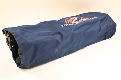 QB54 Outdoor Football Set Toss & Kick Game Built 2 Folding Chairs Navy - Grade A