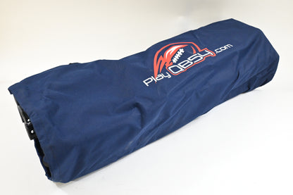 QB54 Outdoor Football Set Toss & Kick Game Built 2 Folding Chairs Navy - Grade A