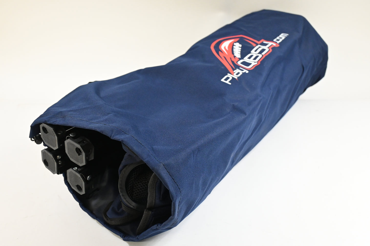 QB54 Outdoor Football Set Toss & Kick Game Built 2 Folding Chairs Navy - Grade A