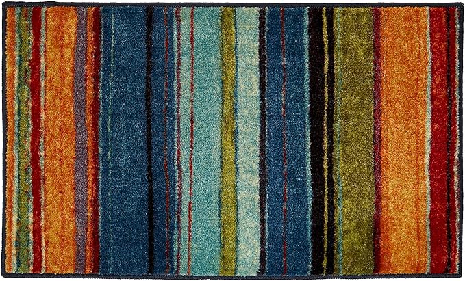 Rainbow Print Rug-2' 6" x 3' 10"
