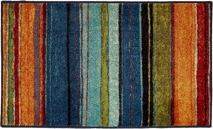 Rainbow Print Rug-2' 6" x 3' 10"