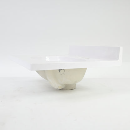 19" Cultured Marble Vanity Top Backsplash, White Design House, 586172 - Open Box