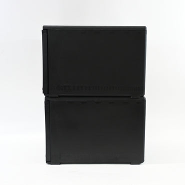 Two-Drawer Mobile Filing Cabinet, 14-3/4w X 18-1/4d X 26h, Black - Open Box