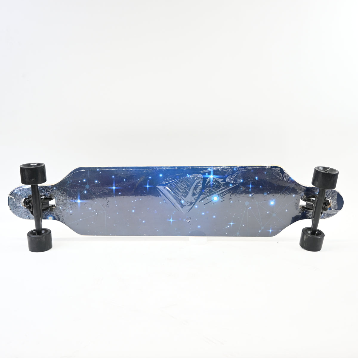Drop Through Longboard-Maple- 41" x 10.2" Dark blue shinning sky - New