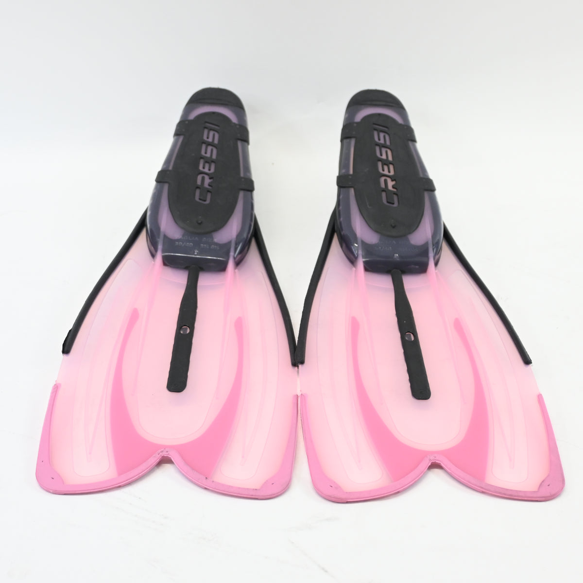 CRESSI Adult Snorkeling Fins Full Foot in Pink, US Man 7/8 US 8/9 EU 39/40 - New