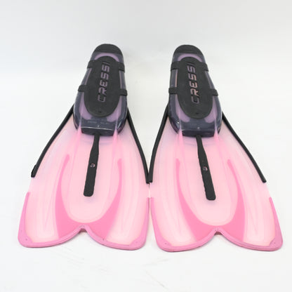 CRESSI Adult Snorkeling Fins Full Foot in Pink, US Man 7/8 US 8/9 EU 39/40 - New