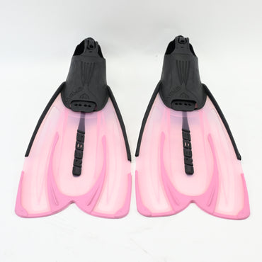CRESSI Adult Snorkeling Fins Full Foot in Pink, US Man 7/8 US 8/9 EU 39/40 - New