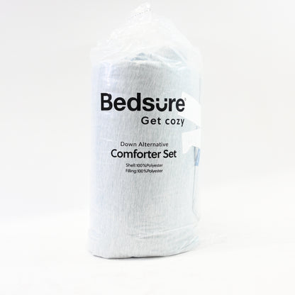Bedsure King Comforter Set - 3 Pieces Green Comforter King Size- Greyish-green