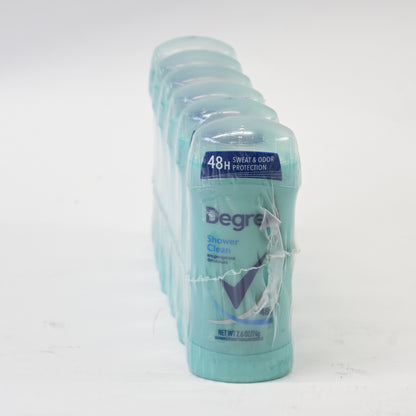 Degree Original Antiperspirant Deodorant Shower Clean Pack of 6 48-Hour Sweat & Odor Protection Antiperspirant for Women 2.6 oz
