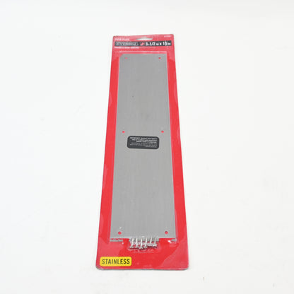 Everbilt 3-1/2 in. x 15 in. Stainless Steel Push Plate