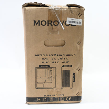 MOROVOL Mesh Matx Case Tower Computer Case, ARGB Fans Preinstalled- TW7-S2-BL
