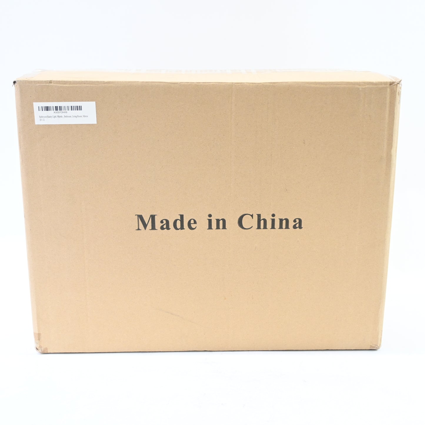 Bathroom Vanity 3 Light Milky White Frosted Glass Shade, Black & Gold - Open Box