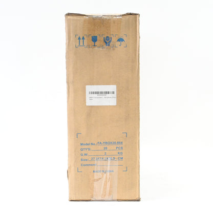 FARRAY Shipping Boxes 8x6x4 inches, Corrugated Small Cardboard Boxes, 20 Pack