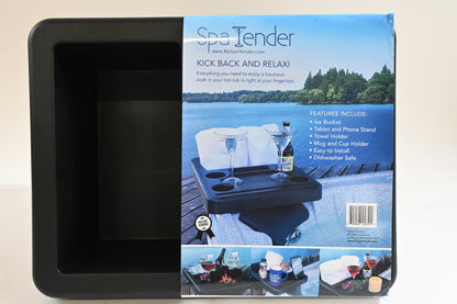 Hot Tub Towel Warmer, Drink Holder and Phone Stand