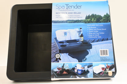 Hot Tub Towel Warmer, Drink Holder and Phone Stand