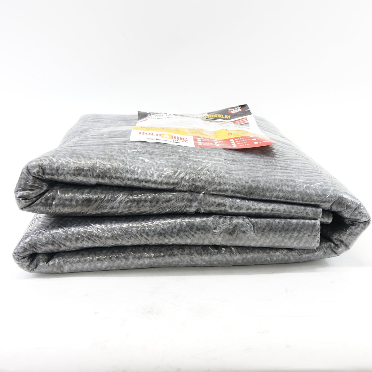 Hold-a-Rug Plush 6' x 9' Nonskid, Nonslip Rug Pad, Reversible Gripper, ¼ Thick