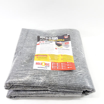 Hold-a-Rug Plush 6' x 9' Nonskid, Nonslip Rug Pad, Reversible Gripper, ¼ Thick