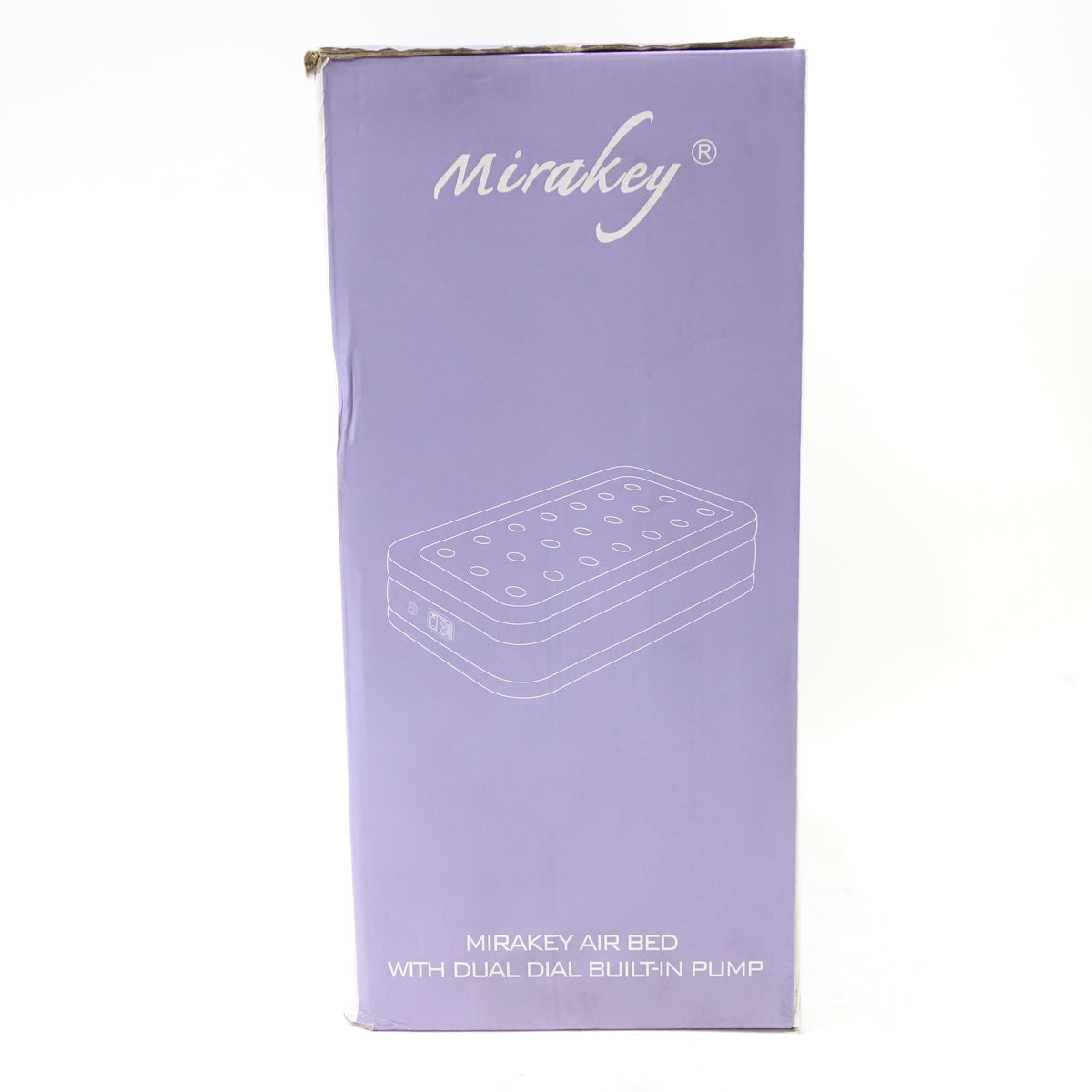 MIRAKEY Twin Air Mattress Built in Pump 16" Inflatable Mattress - Open Box