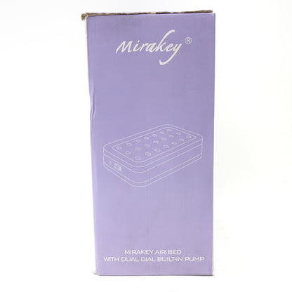 MIRAKEY Twin Air Mattress Built in Pump 16" Inflatable Mattress - Open Box