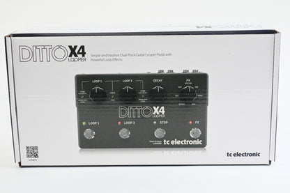 TC Electronic Simple & Guitar Looper Pedal Loop Effects DITTOX4LOOPER - New