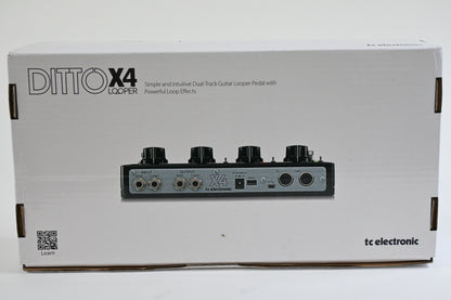 TC Electronic Simple & Guitar Looper Pedal Loop Effects DITTOX4LOOPER - New