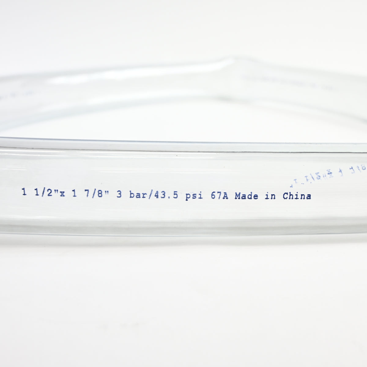 5 Ft x 1-1/2" ID Low Clear PVC Tubing Heavy Duty UV Vinyl Hose - Grade B