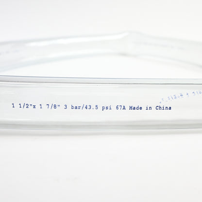 5 Ft x 1-1/2" ID Low Clear PVC Tubing Heavy Duty UV Vinyl Hose - Grade B